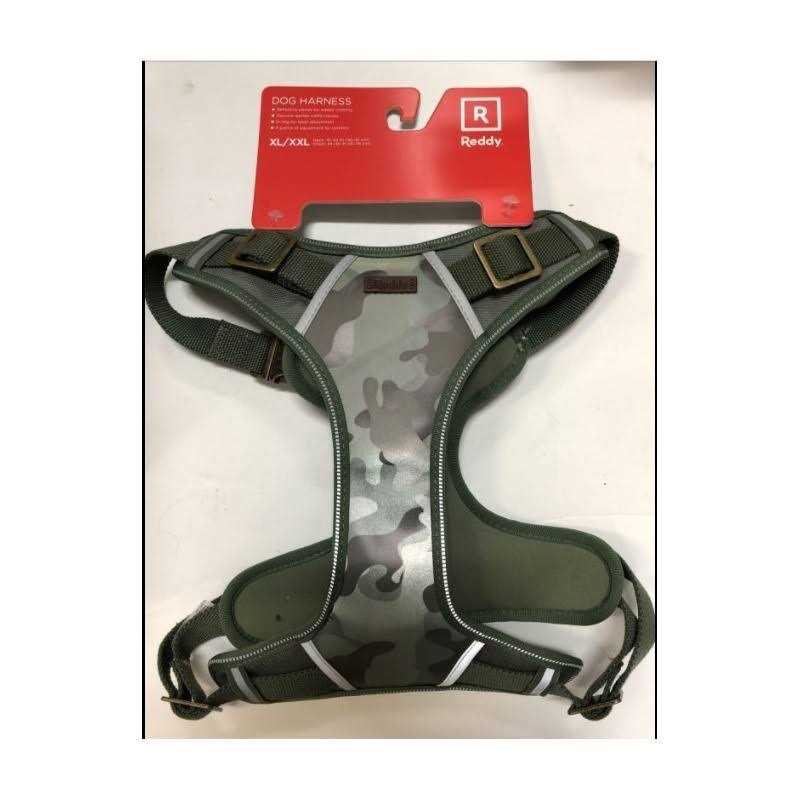 Reflective Camo Dog Harness Y9644