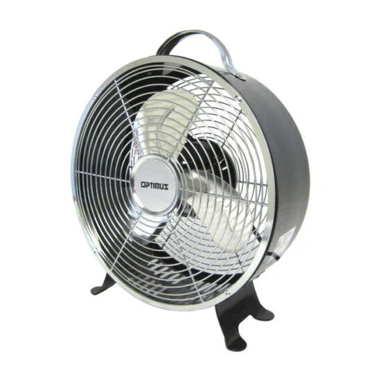 10'' Black Metal Drum Fan U4328