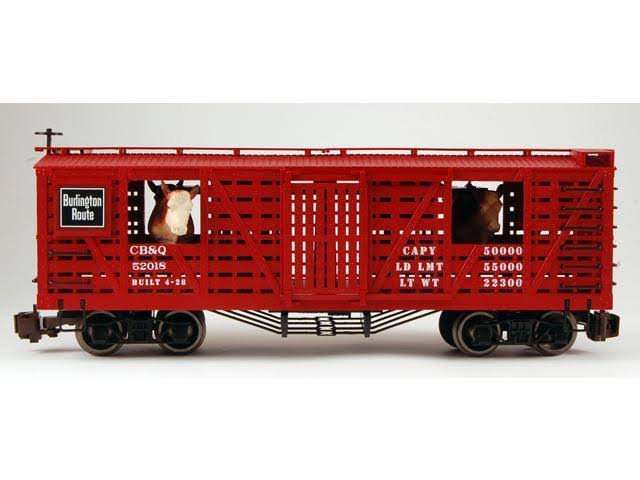 Animated Stock Car with Cattle W940