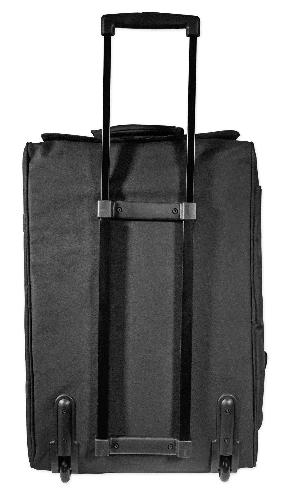 Rockville Rolling Travel Case Speaker Bag with Handle and Wheels G9760