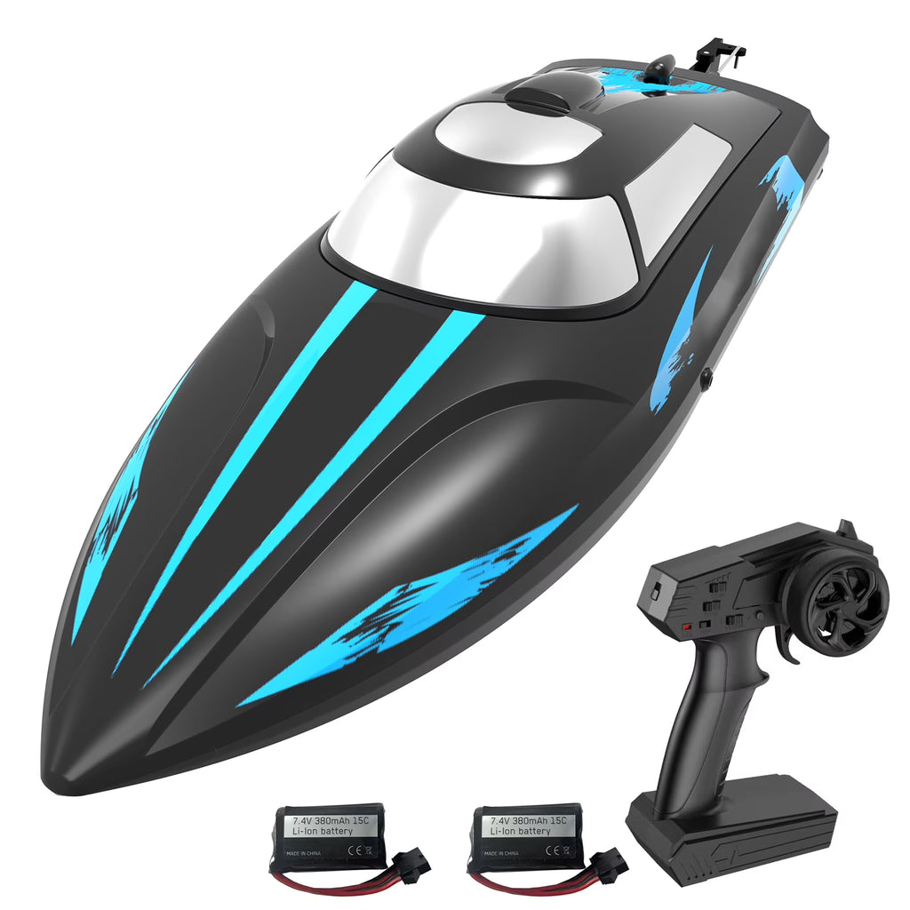 Remote Control Boat Toy with 2 Batteries F28938