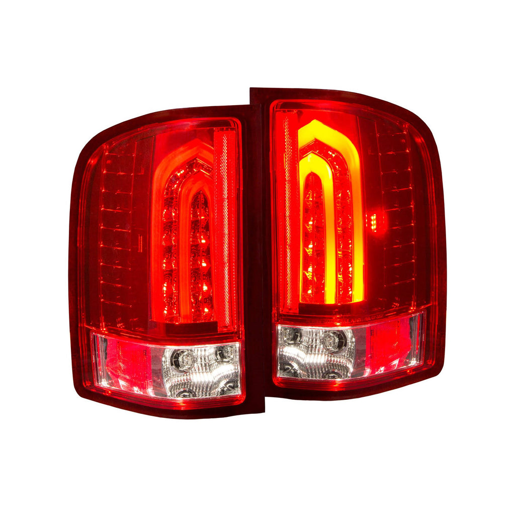 Red/Clear LED Tail Lights B132001
