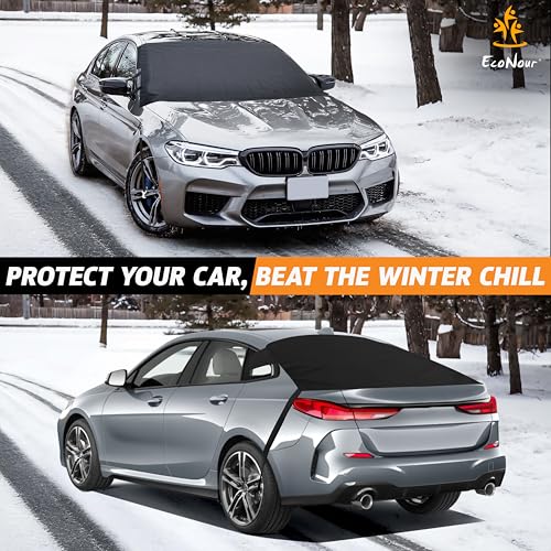 Waterproof Windshield Snow Cover with Side Mirror Covers 2-Pack F873705