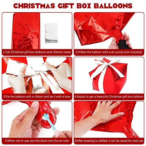 Christmas Balloons Garland Arch Kit Red Green White Confetti Candy Cane Foil Balloons G867