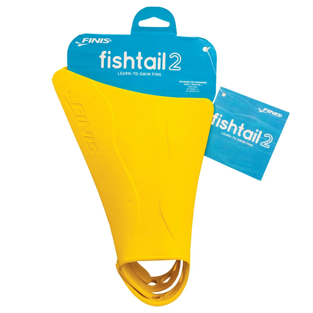 Yellow Rubber Kids Swim Fins U255