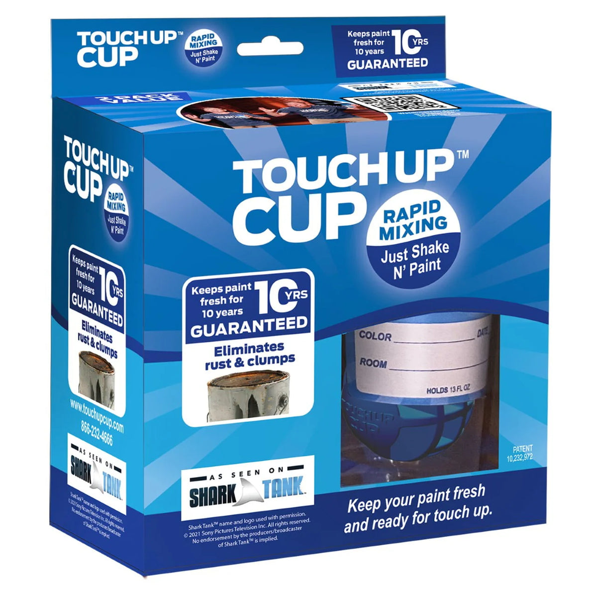 13 oz Empty Paint Storage Containers with Lids, 3 Pack A683203