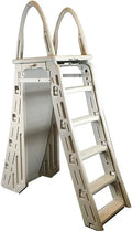 Adjustable A Frame Safety Ladder with Step Barrier F539