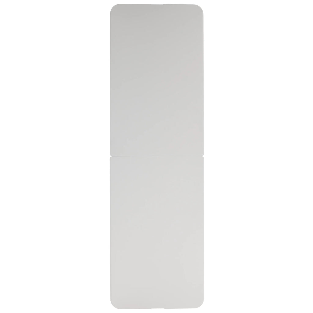 8-Foot Bi-Fold Granite White Plastic Folding Table with Carrying Handle I846
