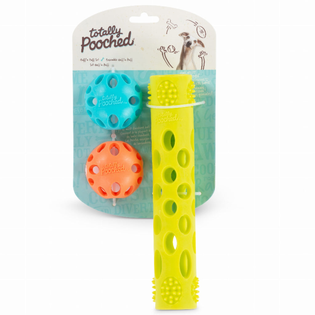 Huff N Puff Dog Toys Pack of 3 L50942