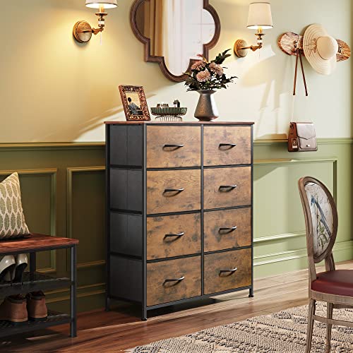Fabric 8 Drawer Dresser V310