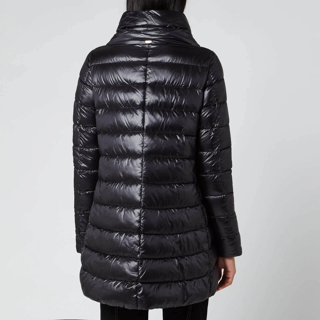 Black Down Coat L88289