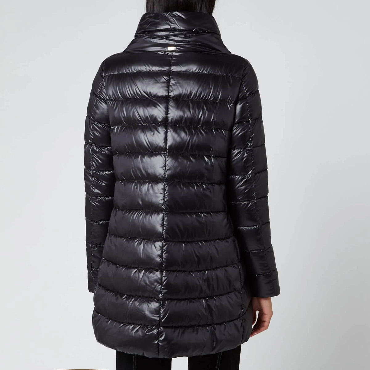 Black Down Coat L88289
