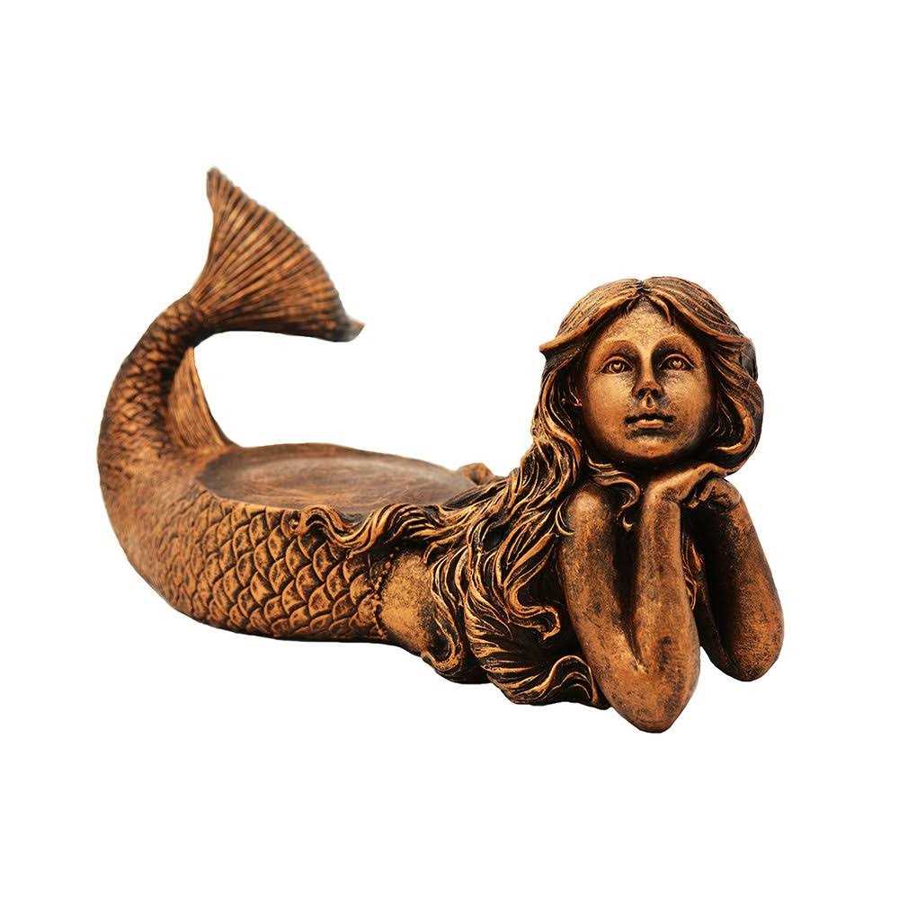 Gold Antiqued Glass Fish Bowl B89211