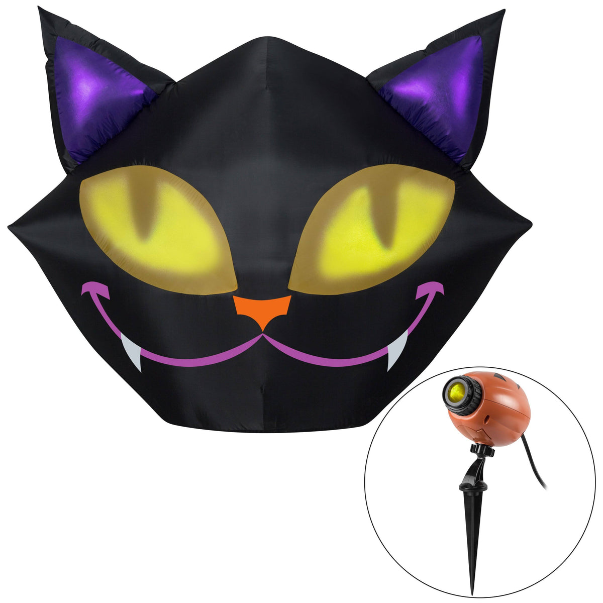 Smiling Cat Yard Inflatable 4 ft F609
