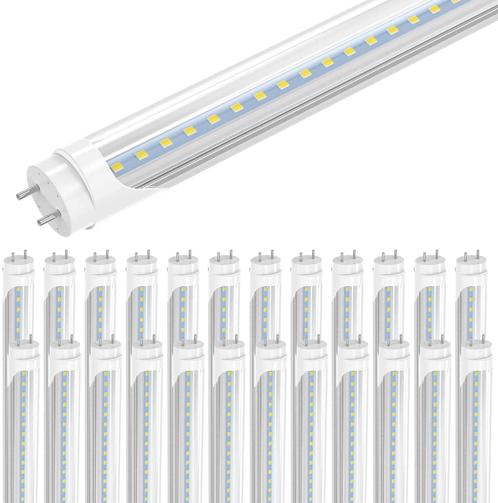 25-Pack 4ft LED Tube Light Bulbs, 6000K Cool White, 2400 Lumens Z562621