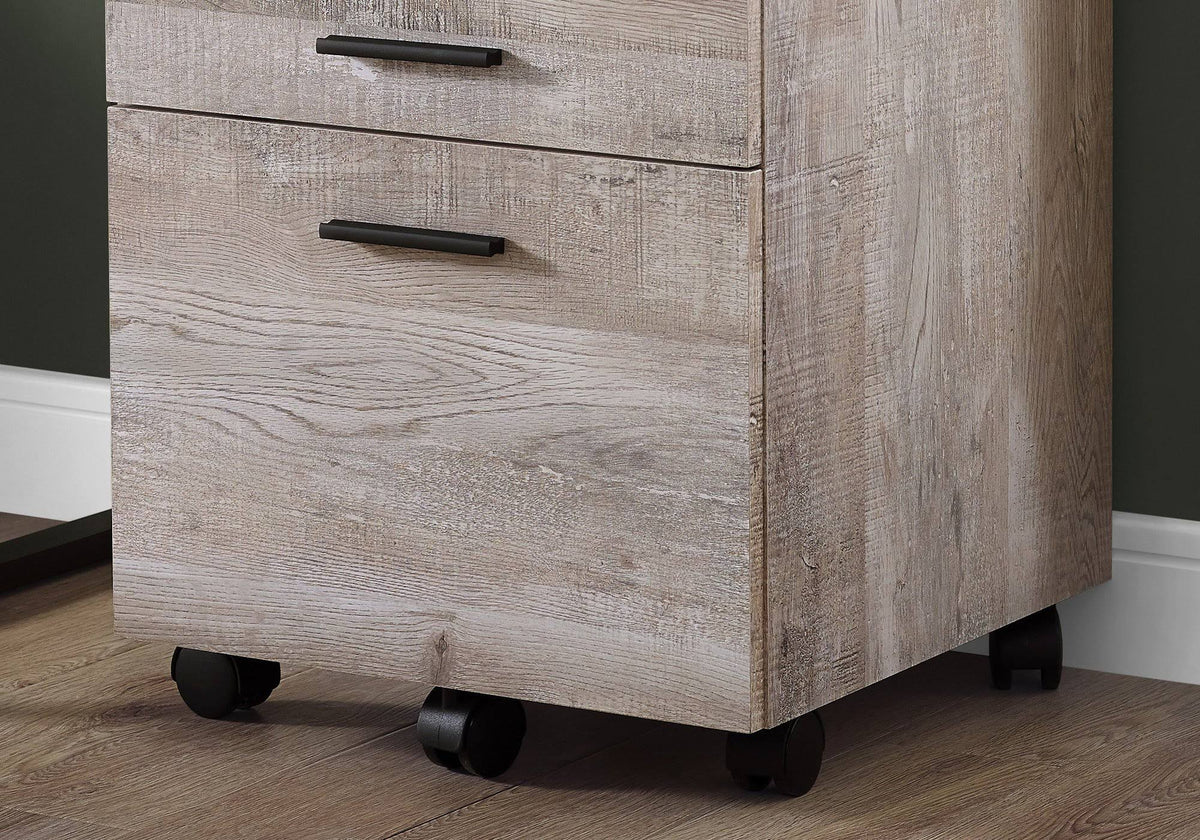 Grey Particle Board and MDF Filing Cabinet with 3 Drawers I68587