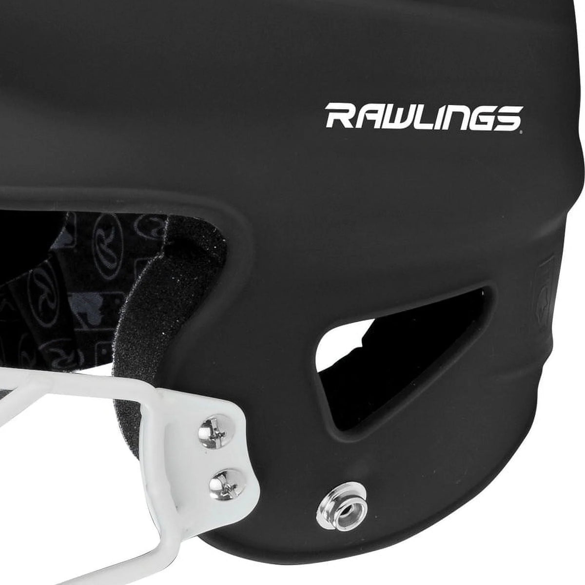 Youth Fastpitch Softball Batting Helmet with Face Guard, Matte Black R82311