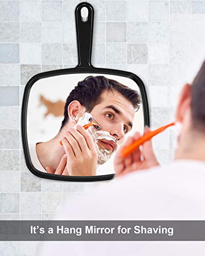 Large Hand Mirror with Handle M42066