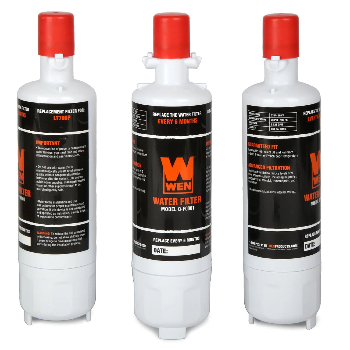 3 Pack Refrigerator Water Filter Y58878