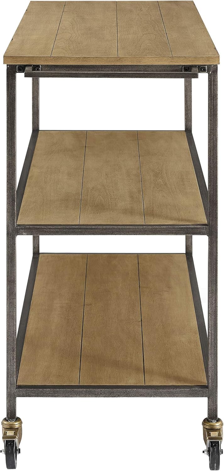 Washed Oak Kitchen Cart B815