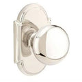 Polished Nickel Double Dummy Door Knob with Rose A98013
