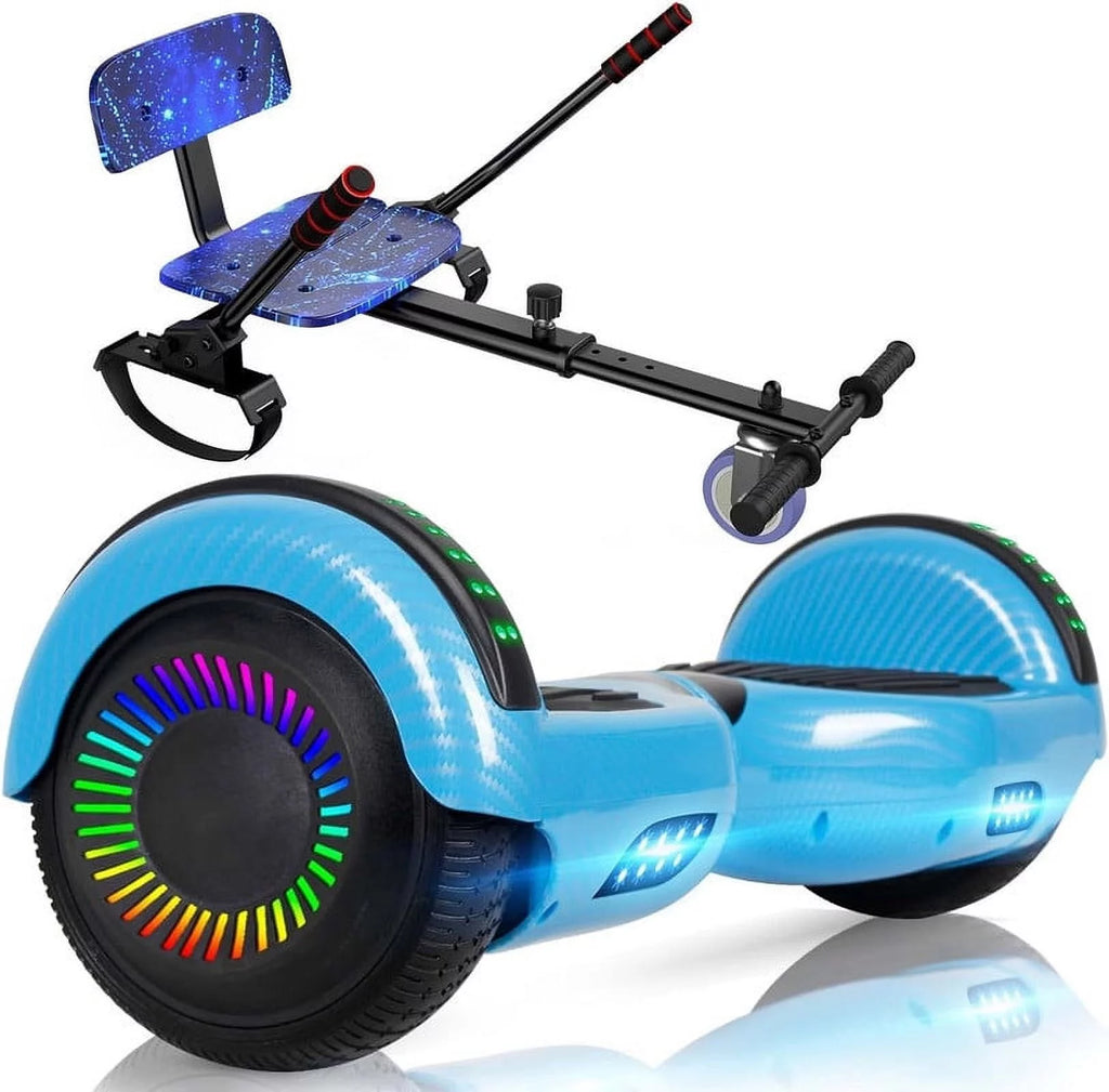 6.5 inch Hoverboard with Seat and Bluetooth Speaker I58027