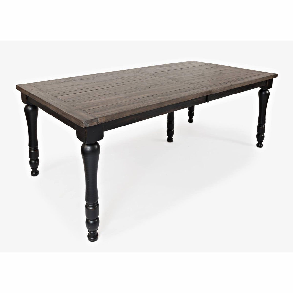 Vintage Black Rectangle Ext Table O937