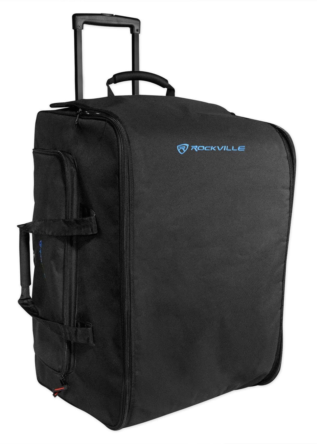 Rockville Rolling Travel Case Speaker Bag with Handle and Wheels G9760