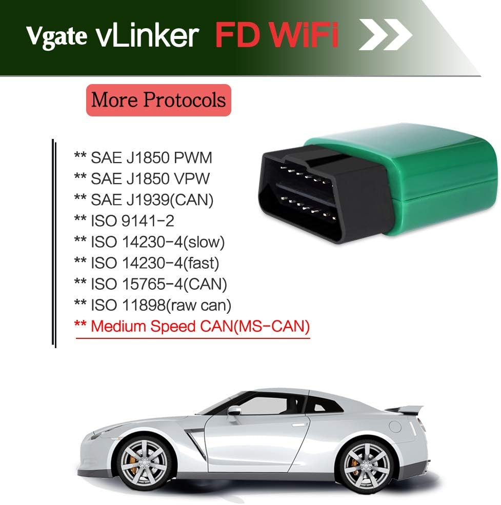 OBD2 WiFi Scan Tool, Diagnostic Code Reader, Pack of 2 E788