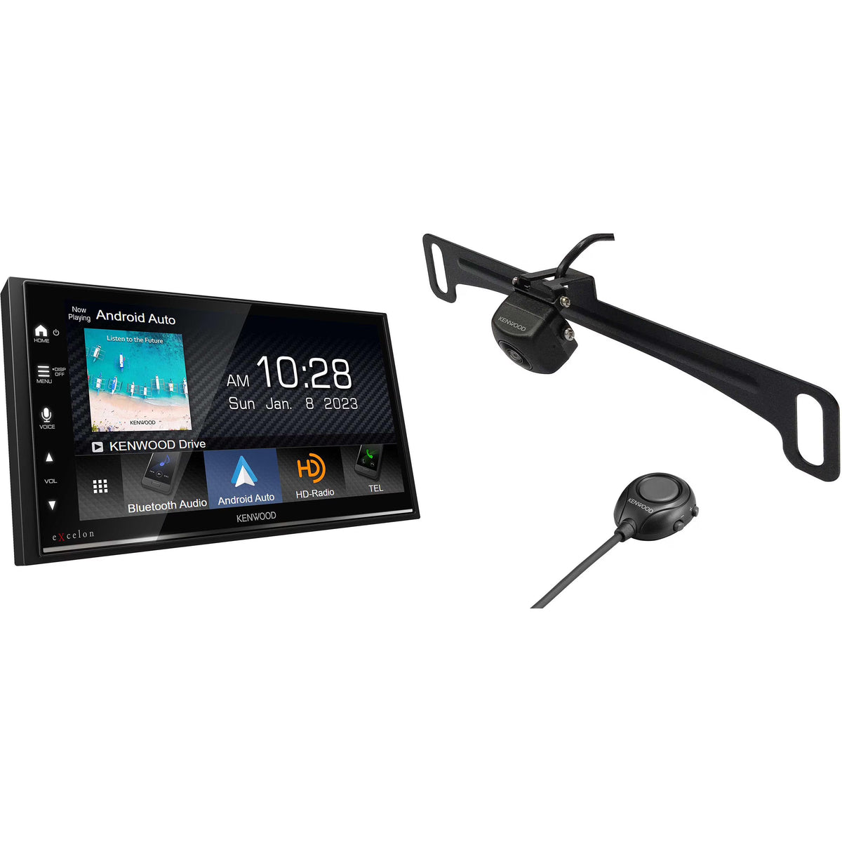 MultiMedia Receiver with Rear View Camera with License Plate Mounting V59305