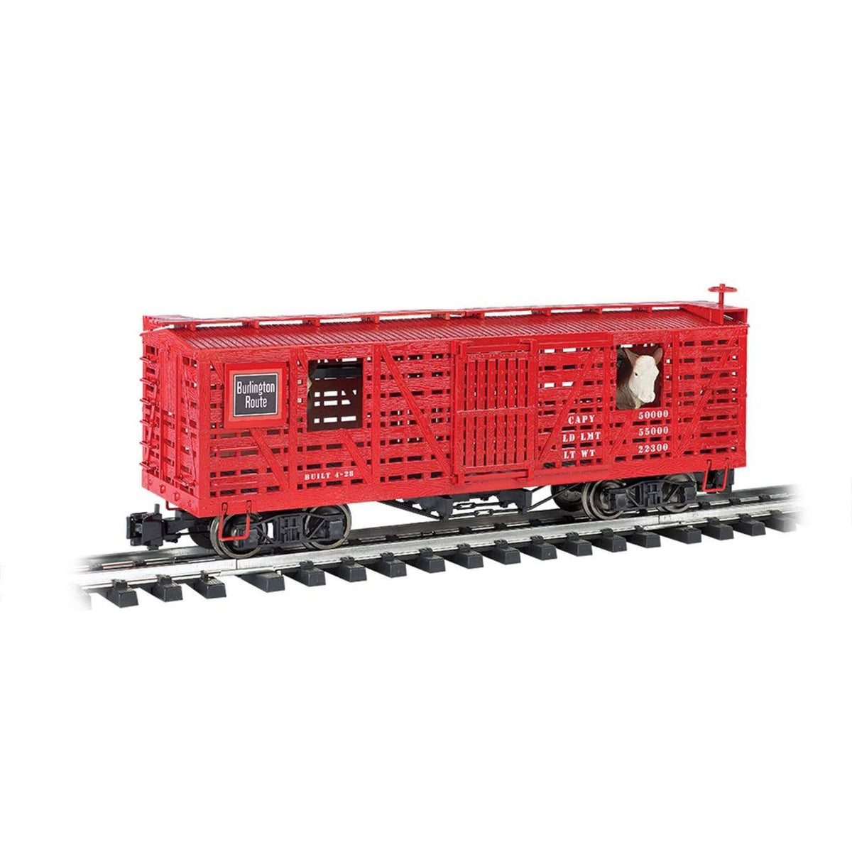 Animated Stock Car with Cattle W940